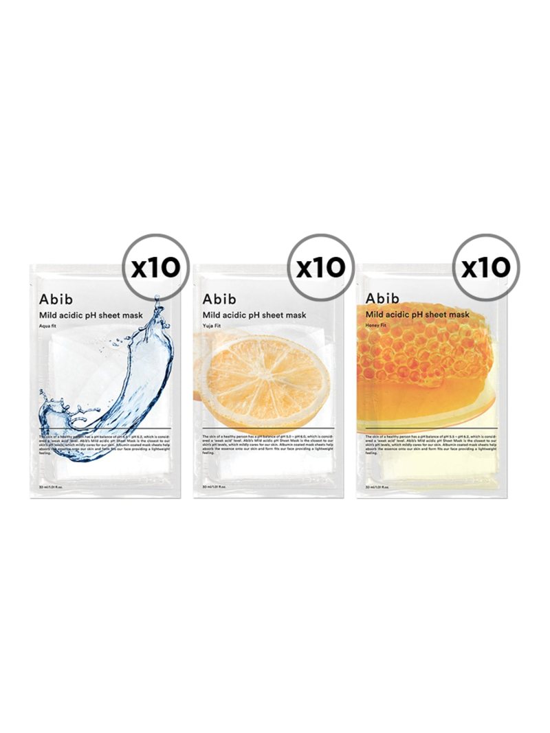 [30 Day Challenge] Abib MILD ACIDIC PH SHEET MASK 30pcs — product photograph