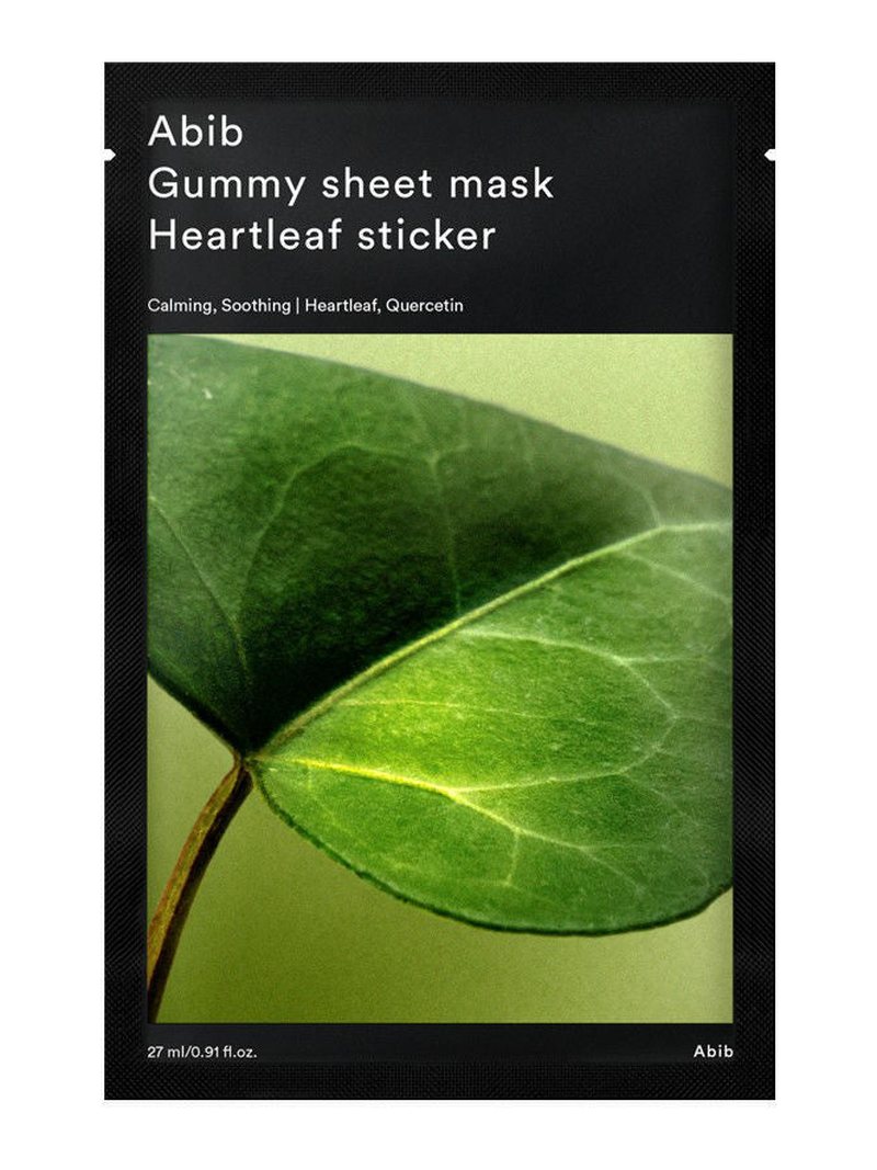 Abib Gummy Sheet Mask Heartleaf Sticker (10ea) — product photograph