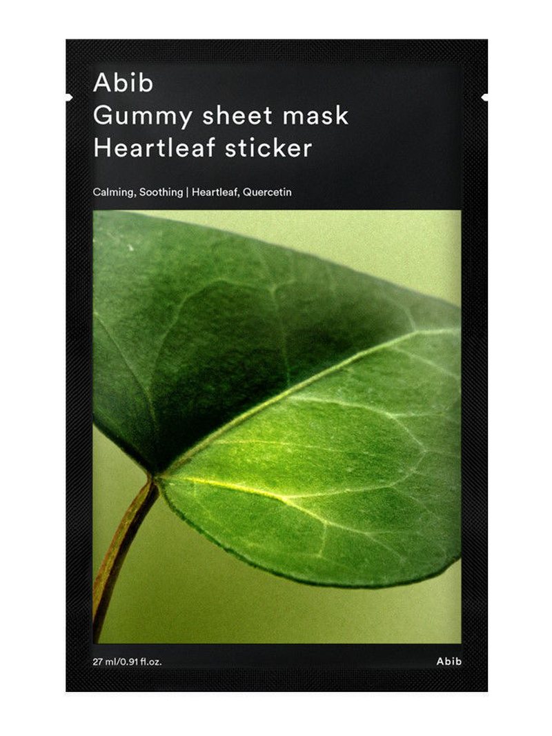 Abib Gummy Sheet Mask Heartleaf Sticker 1ea - Renewal — product photograph