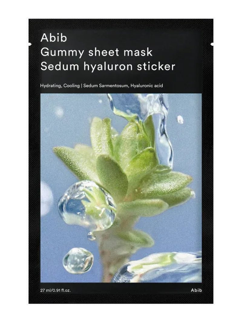 Abib GUMMY SHEET MASK SEDUM HYALURON STICKER (1ea) — product photograph