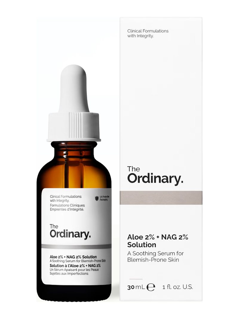 The Ordinary Aloe 2% + NAG 2% Solution 30ml — product photograph
