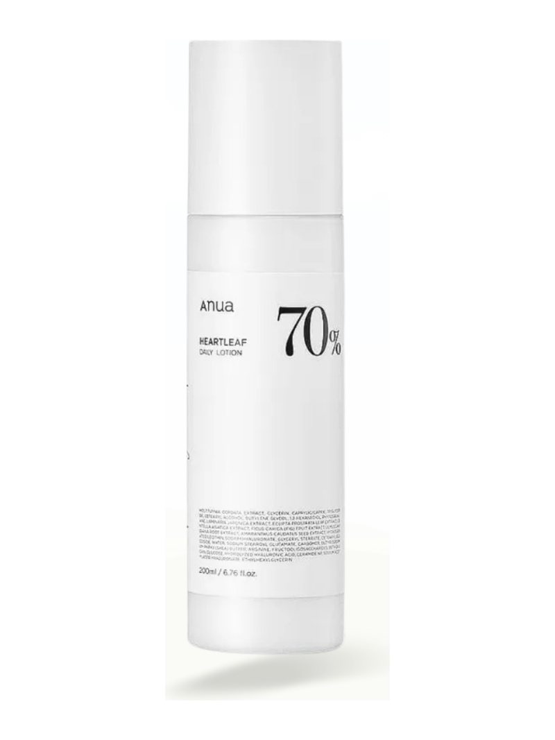 Anua Heartleaf 70+ Daily Lotion for Sensitive Skin 200ml — product photograph