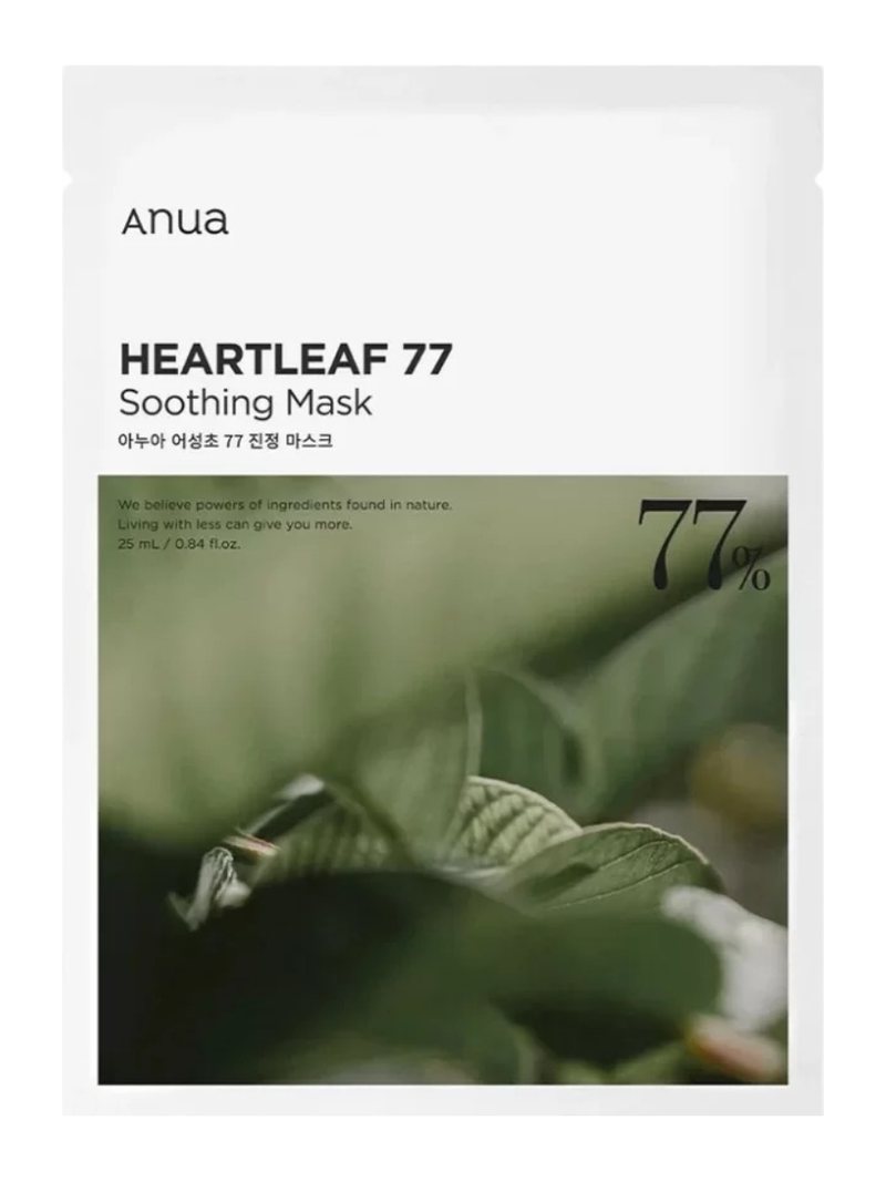 Anua Heartleaf 77% Soothing Sheet Mask (10 Masks) 10 Masks — product photograph