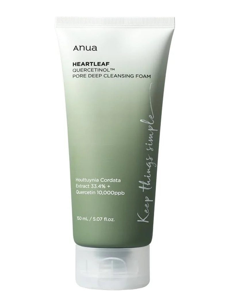 Anua Heartleaf Quercetinol Pore Cleansing Foam 150ml — product photograph
