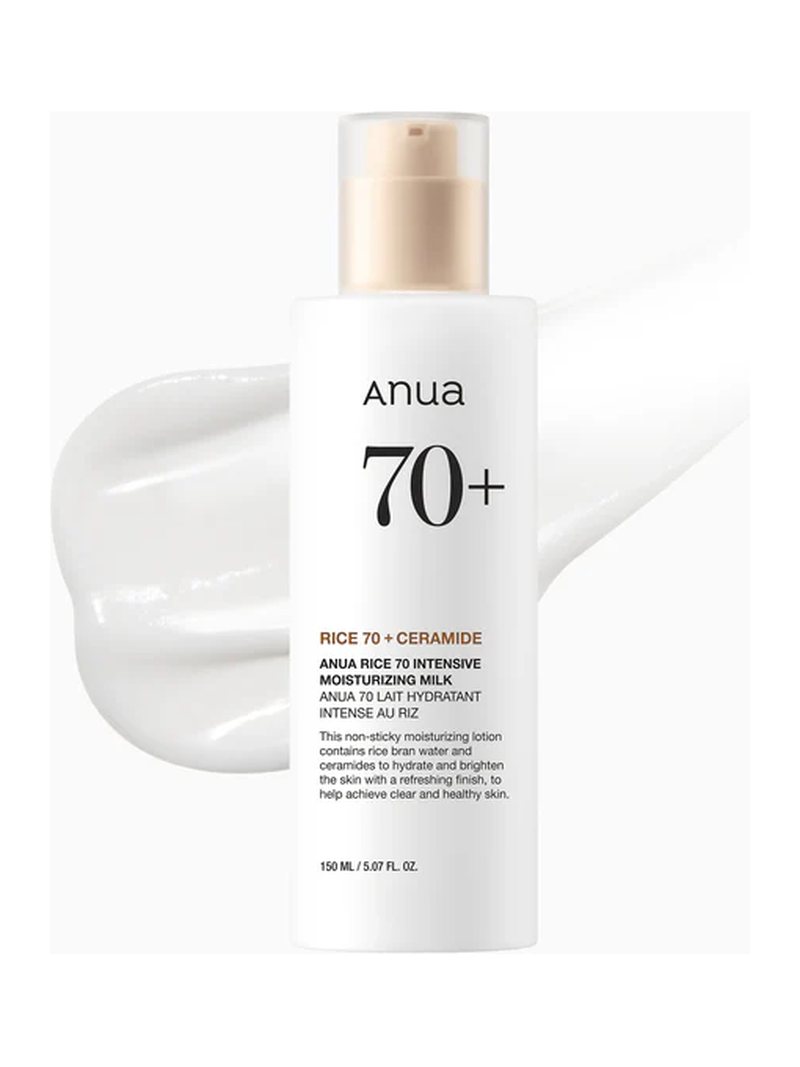 Anua Rice 70+ Ceramide Intensive Moisturizing Milk - 150 ml — product photograph