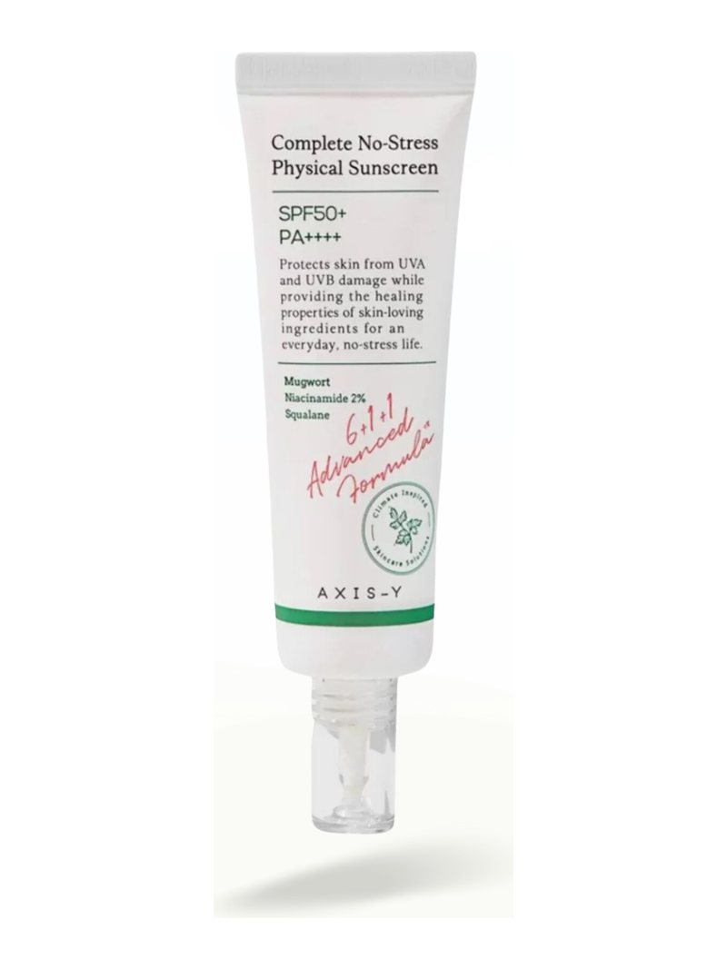 Axis-Y Complete No-Stress Physical Sunscreen SPF of 50+ PA++++ 50ml — product photograph