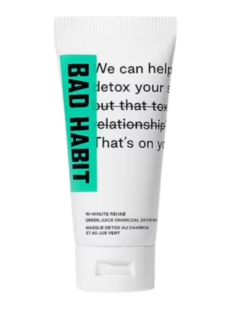 Bad Habit 10-Minute Rehab Green Juice Charcoal Detox Mask 75ml — product photograph