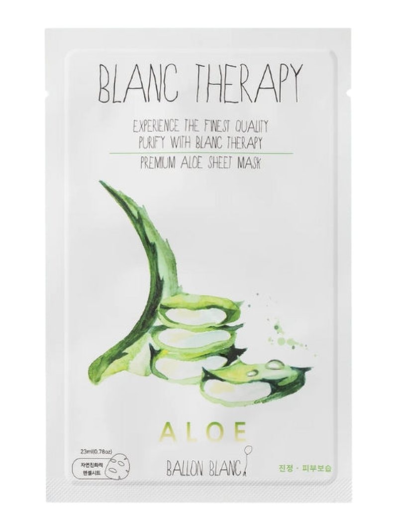 Ballon Blanc Blanc Therapy Aloe Sheet Mask 23ml — product photograph