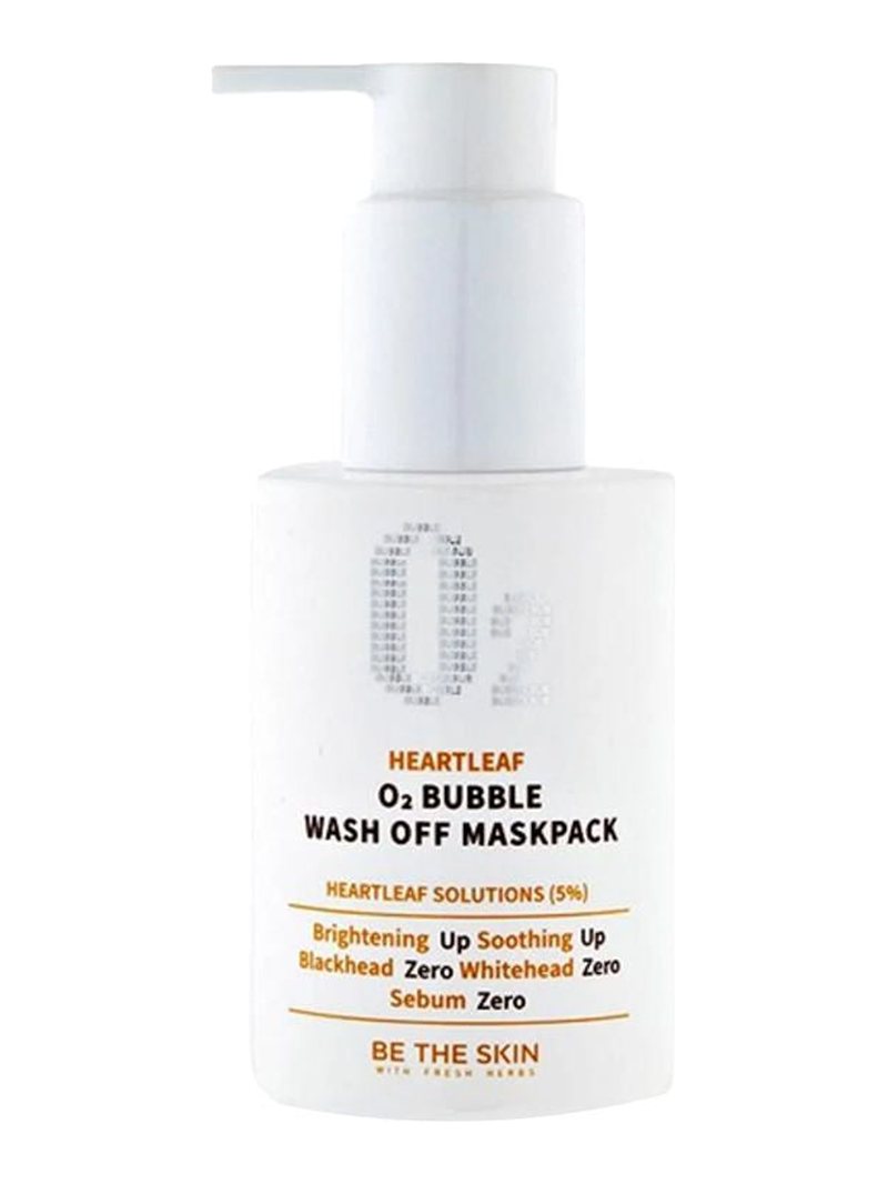 Be The Skin Heartleaf O2 Bubble wash off maskpack 120g 120g — product photograph