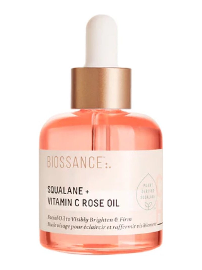 Biossance SQUALANE AND VITAMIN C ROSE OIL 30ML — product photograph