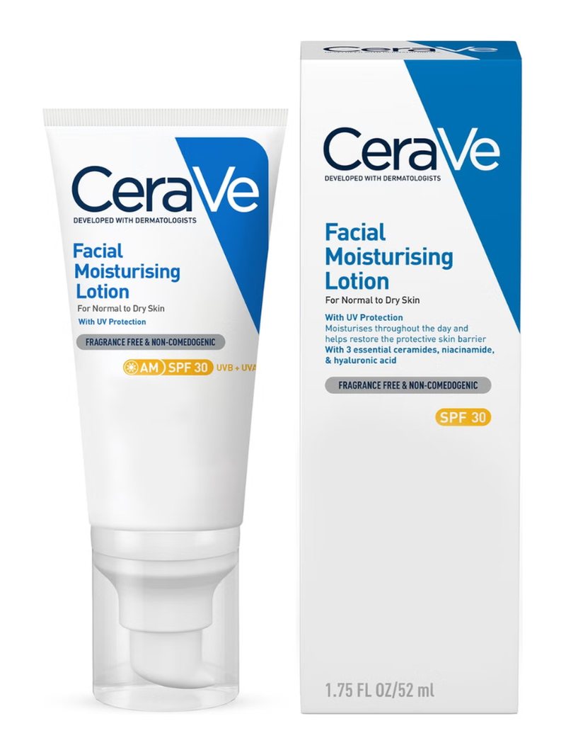 CeraVe Facial Moisturising Lotion For Normal to Dry Skin AM SPF30 - 1.75 FL OZ / 52 ml — product photograph