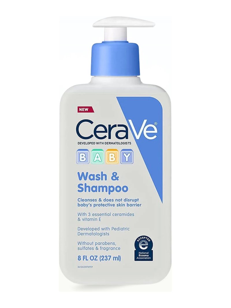 CeraVe Baby Wash & Shampoo - 8 FL OZ / 237 ml — product photograph