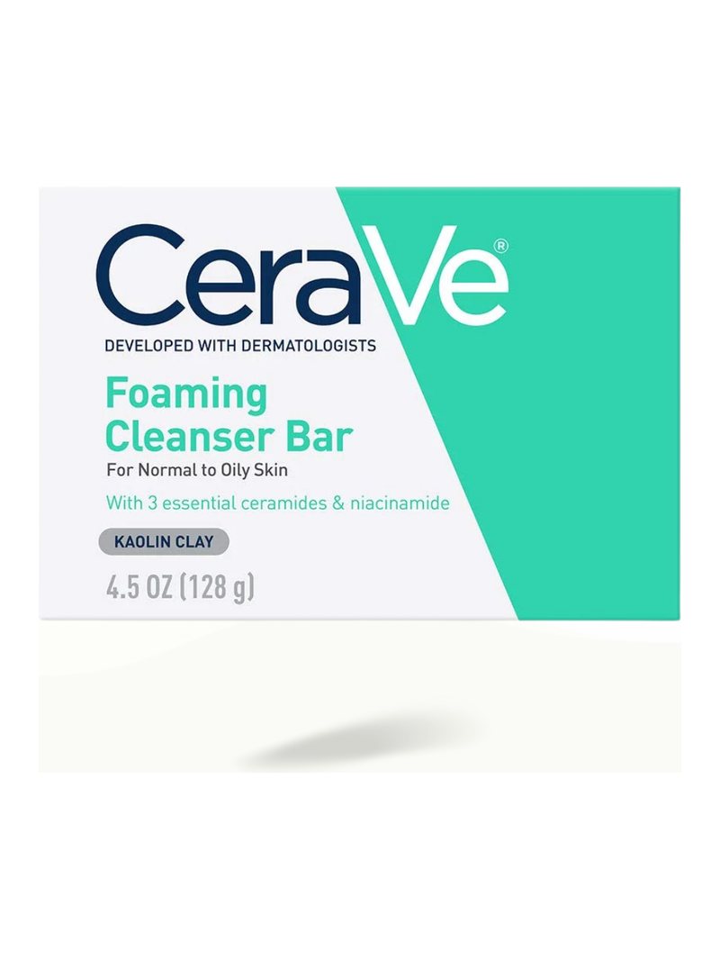 CeraVe Foaming Cleanser Bar for Normal to Oily Skin 4.5 oz (128 g) — product photograph