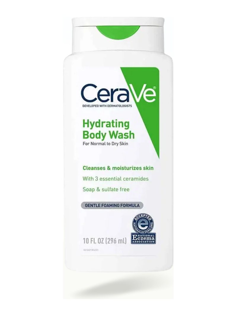 CeraVe Hydrating Body Wash for Normal to Dry Skin - 10 FL OZ / 296 ml — product photograph
