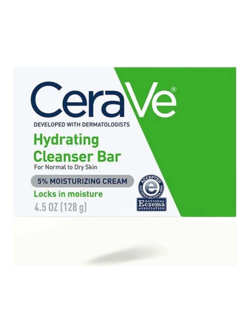 CeraVe Hydrating Cleanser Bar Soap For Normal To Dry Skin 4.5 oz (128 g) — product photograph