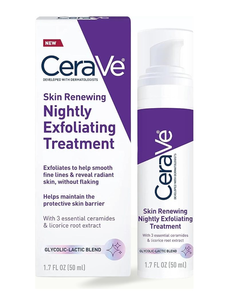 CeraVe Skin Renewing Nightly Exfoliating Treatment - 1.7 FL OZ / 50 ml — product photograph