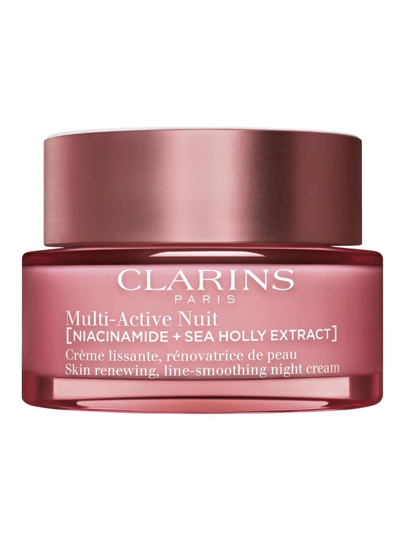 Clarins Multi-Active Night Moisturizer for Lines, Pores, Glow with Niacinamide 50ml — product photograph