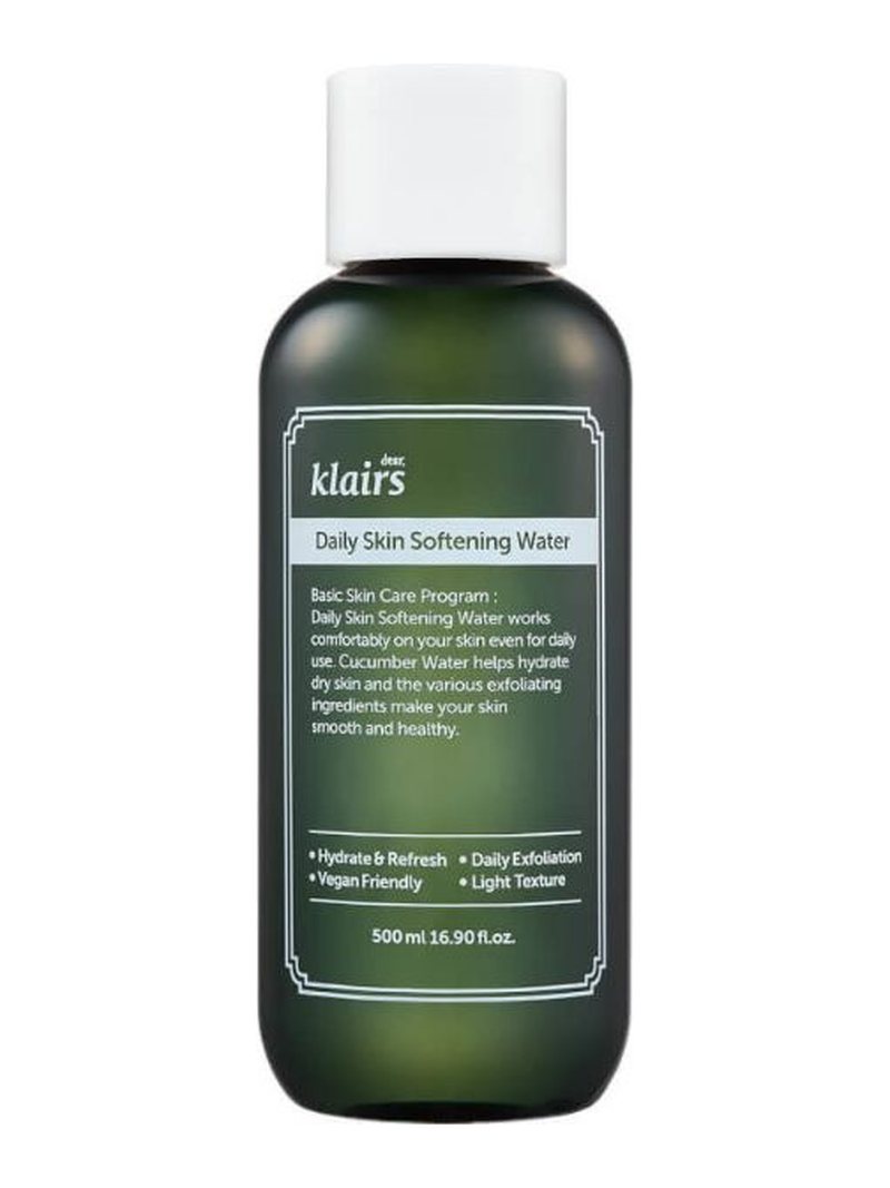 Dear Klairs Daily Skin Softening Water 500ml — product photograph