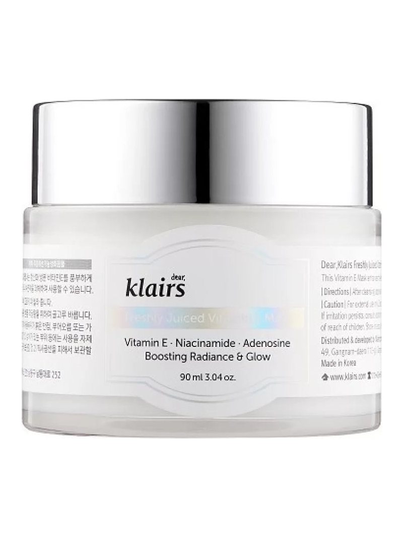 Dear Klairs Freshly juiced vitamin E mask 90ml — product photograph