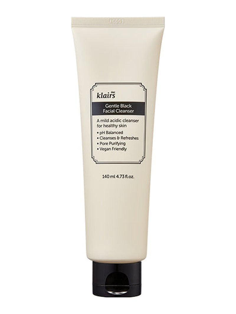 Dear Klairs Gentle Black Facial Cleanser 140ml — product photograph