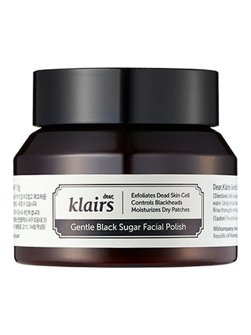 Dear Klairs Klairs Gentle Black Sugar Facial Polish 110g — product photograph
