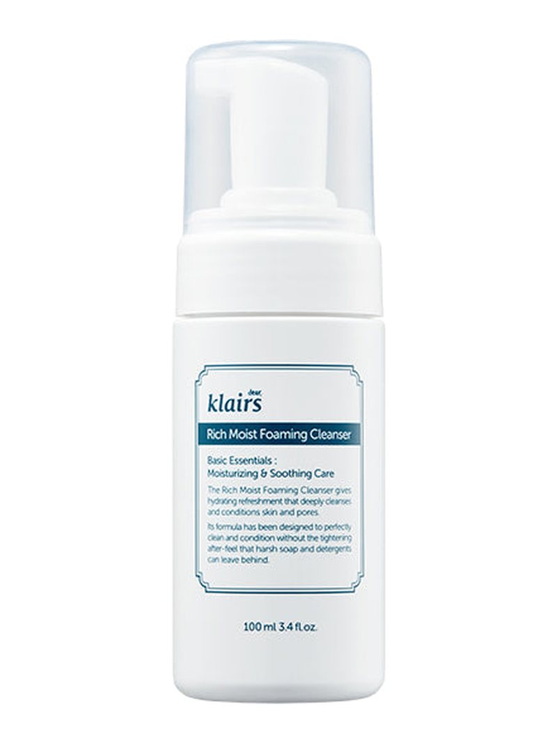 Dear Klairs Rich Moist Foaming Cleanser 100ml — product photograph
