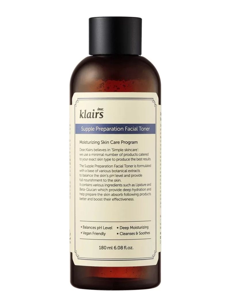 Dear Klairs Supple Preparation Facial toner 180ml — product photograph