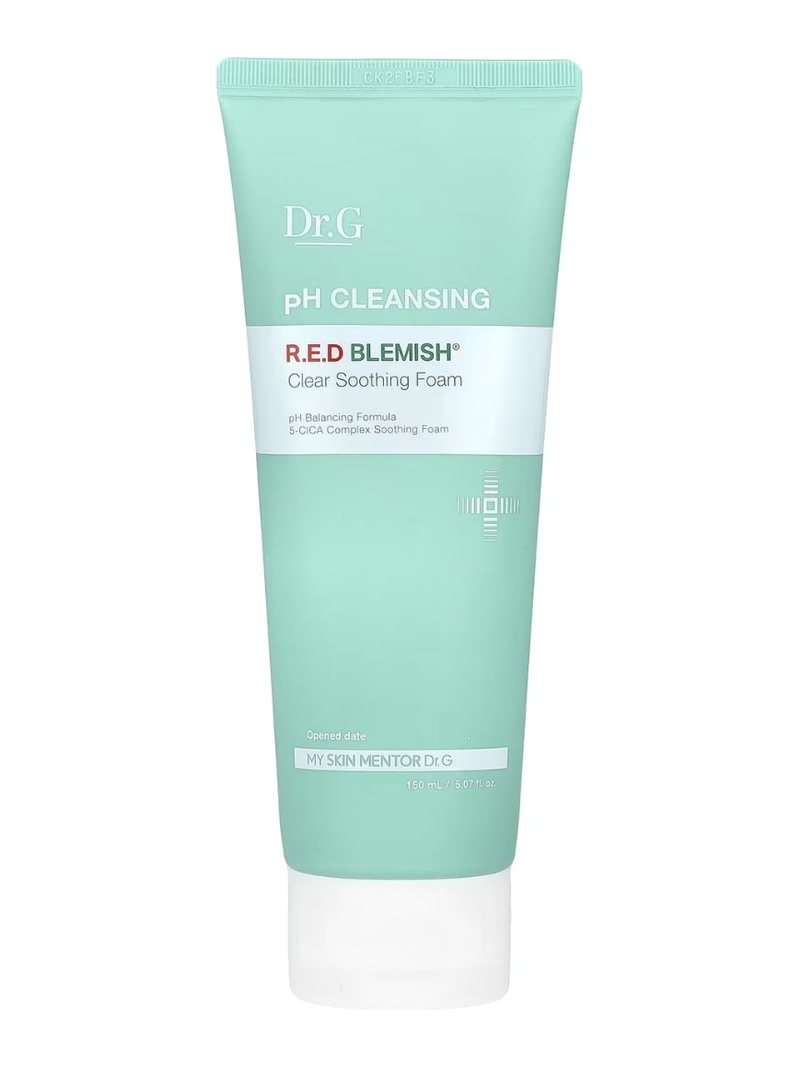 Dr.G pH Cleansing Red Blemish Clear Soothing Foam 150ml — product photograph