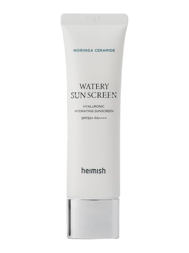 HEIMISH Moringa Ceramide Hyaluronic Hydrating Watery Sunscreen 50ml — product photograph