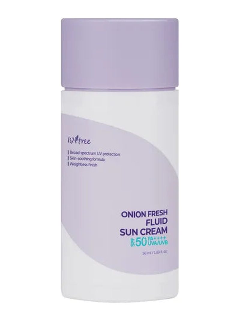 Isntree Onion Fresh Fluid Sun Cream 50ml — product photograph