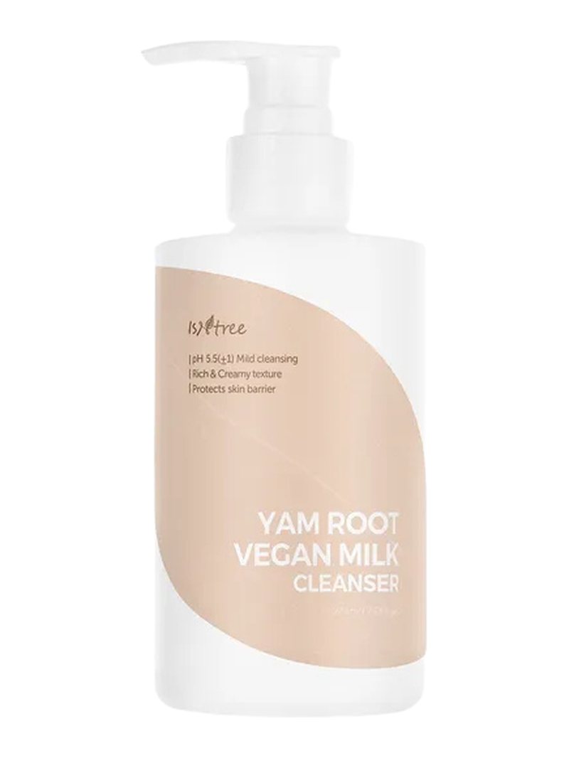 Isntree YAM ROOT VEGAN MILK CLEANSER 220ml — product photograph