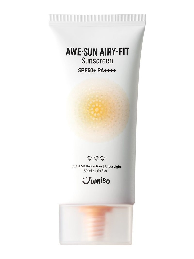 Jumiso Awesun airy fit sunscreen SPF 50ml — product photograph