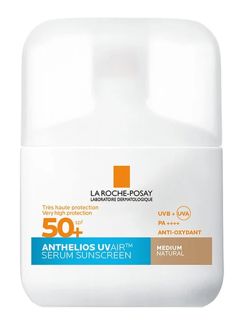La Roche-Posay Anthelios UVAir Serum Sunscreen SPF50+ Medium Natural - 50ml — product photograph