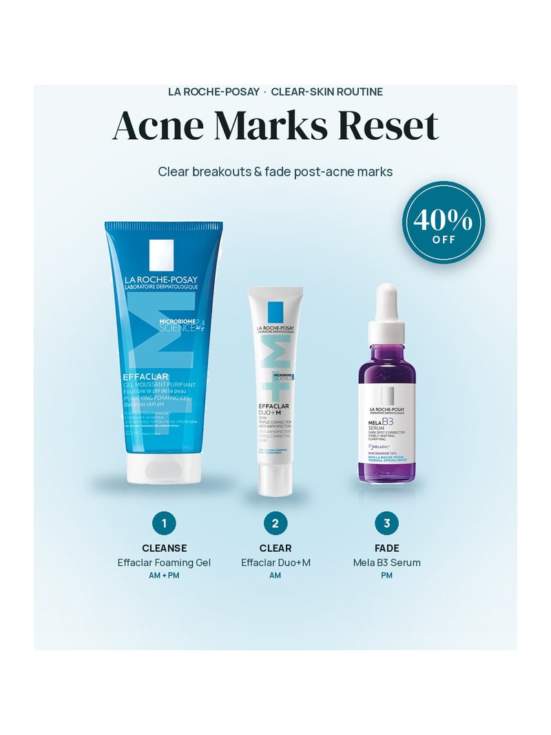 La Roche-Posay Clear-Skin Routine (3-Piece Set) — the products in the set