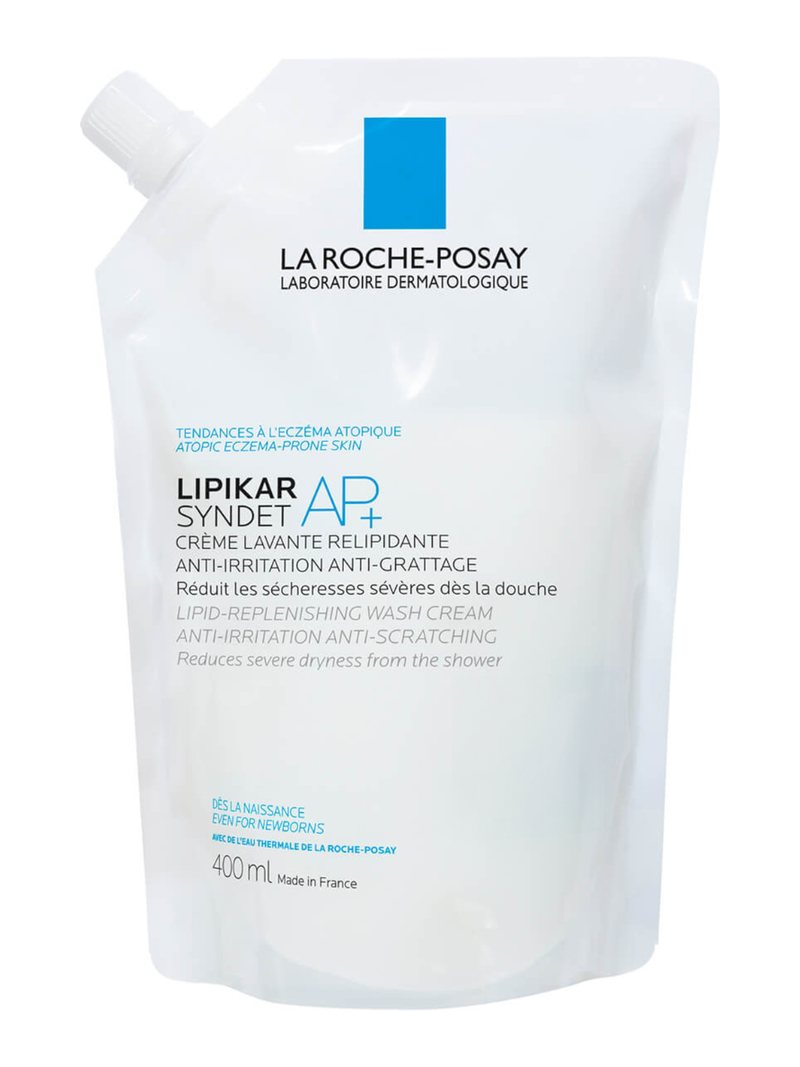La Roche-Posay Syndet AP+ Body Wash for Eczema Prone Skin - Refill - 400ml — product photograph