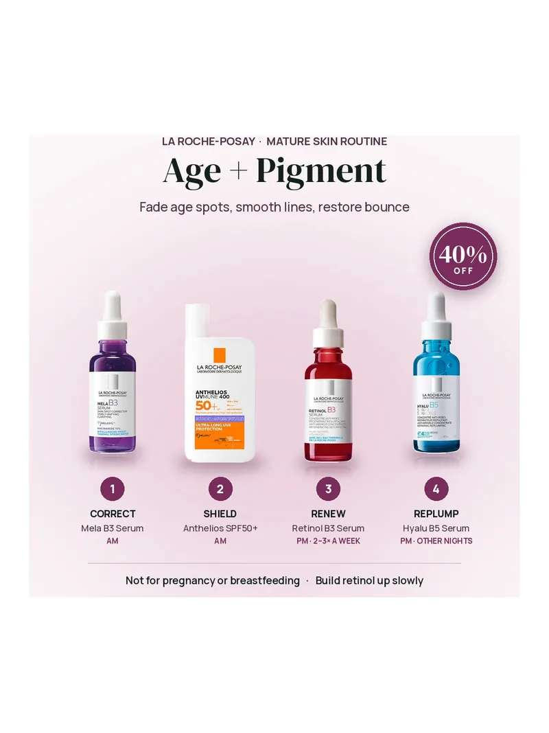 La Roche-Posay Mature Skin Routine (4-Piece Set)
