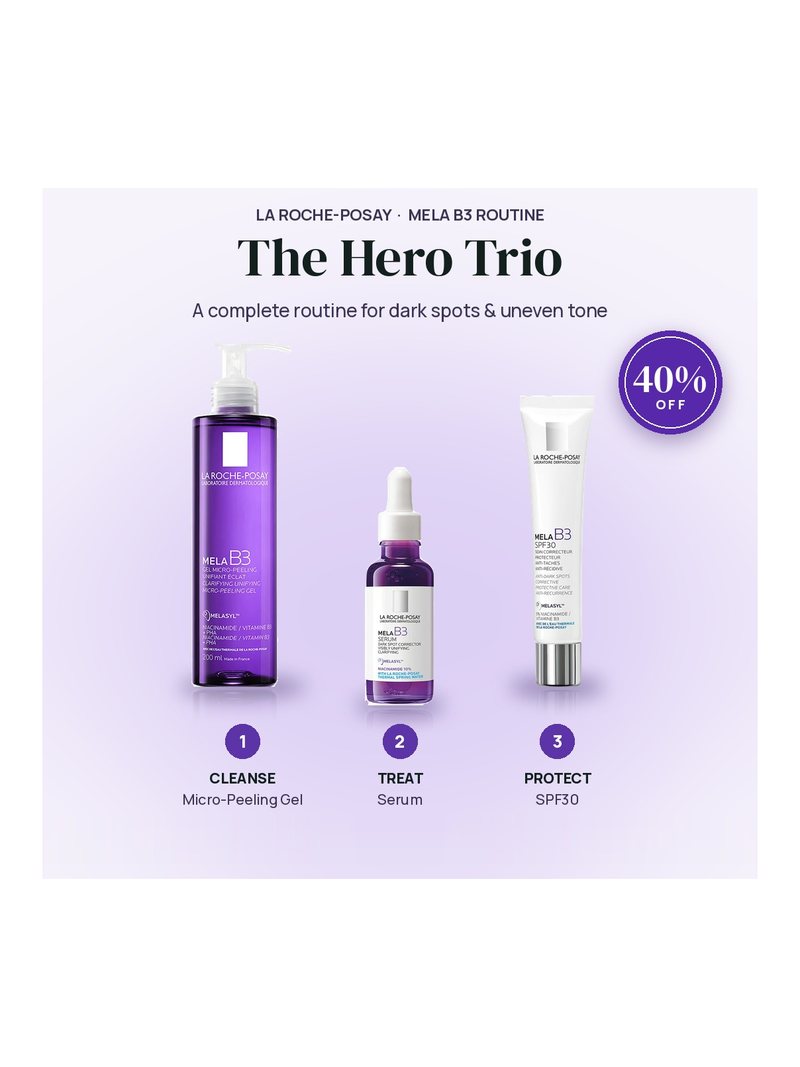 La Roche-Posay Mela B3 Routine Trio (3-Piece Set) — the products in the set
