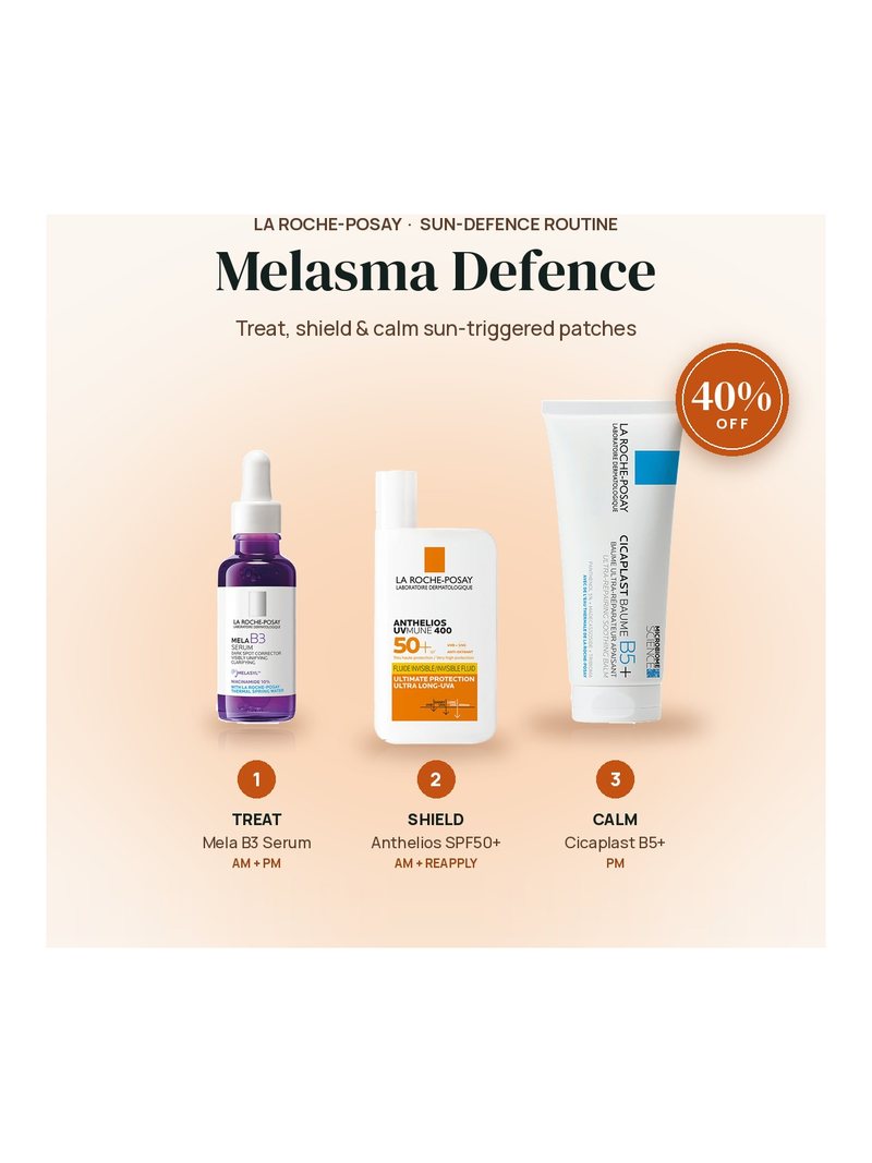La Roche-Posay Sun-Defence Routine (3-Piece Set) — the products in the set