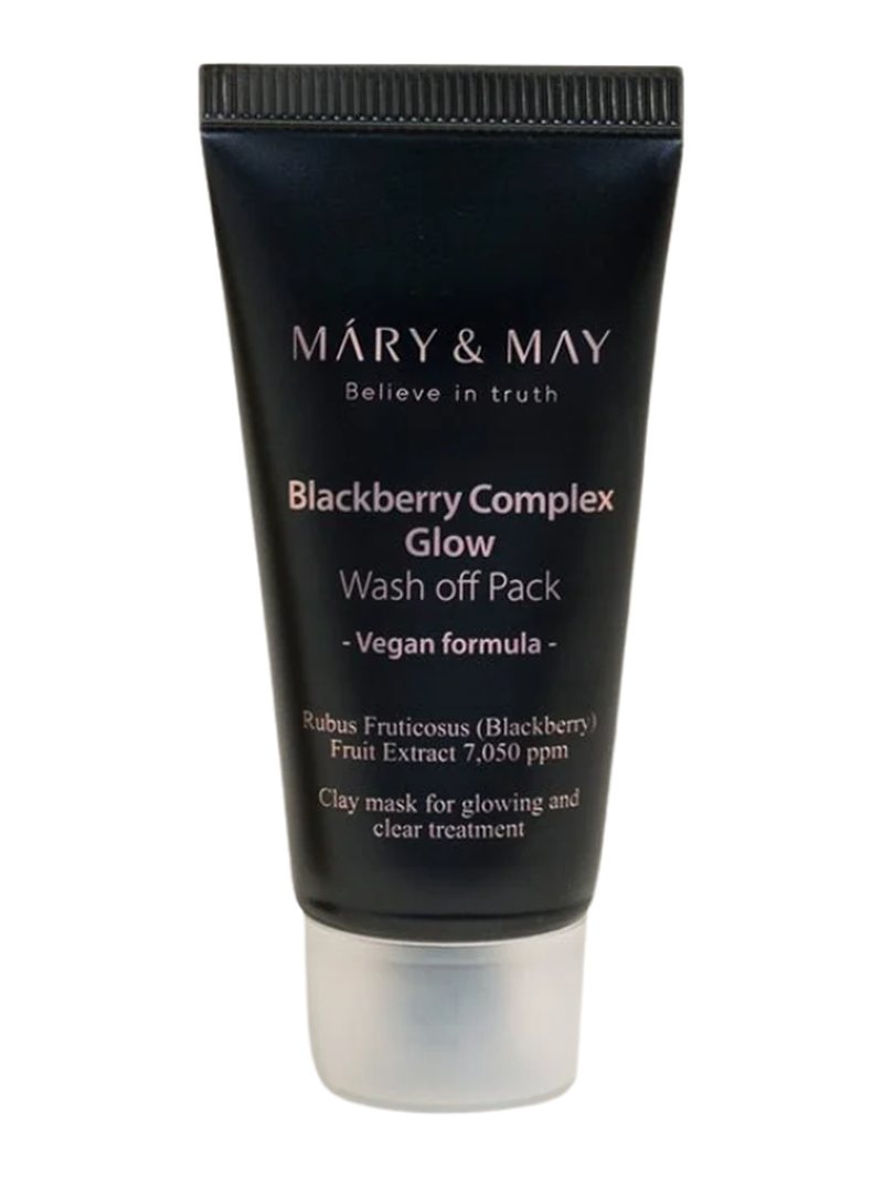 Mary&May Blackberry Complex Glow Wash off Pack 30g — product photograph