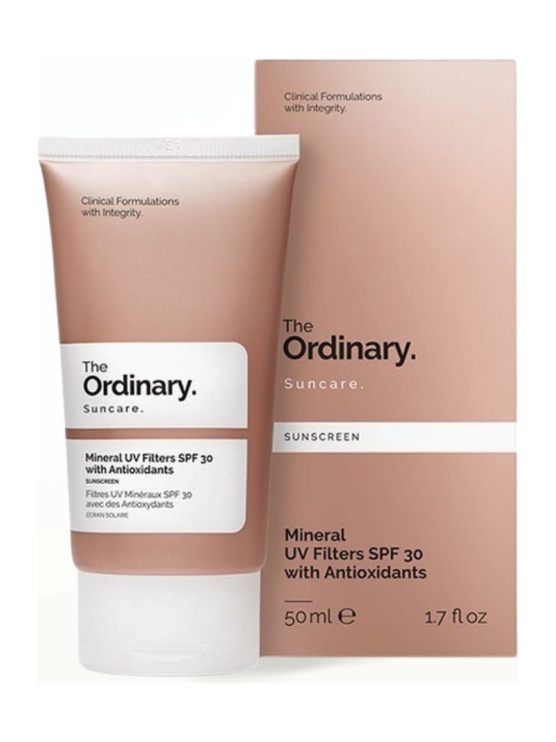 The Ordinary Mineral UV Filters SPF 30 With Antioxidants 50ml — product photograph