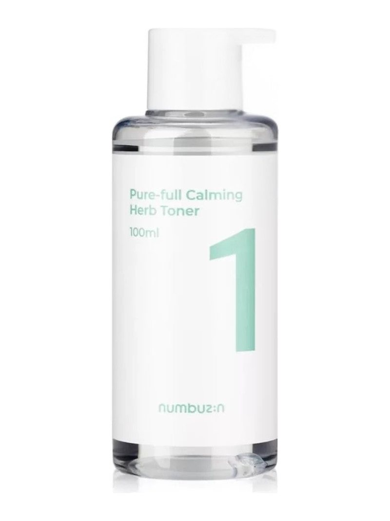 Numbuzin No.1 Pure-Full Calming Herb Toner 300ml — product photograph