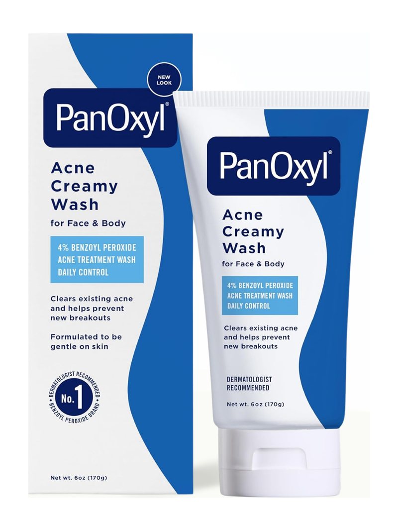 PanOxyl Acne Creamy Wash Benzoyl Peroxide 4% — product photograph