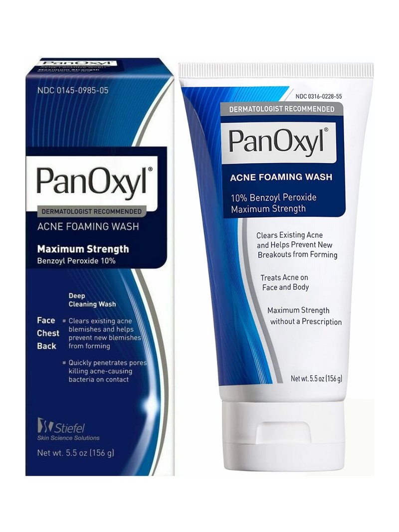 PanOxyl Acne Foaming Wash 10% Benzoyl Peroxide - 156g — product photograph
