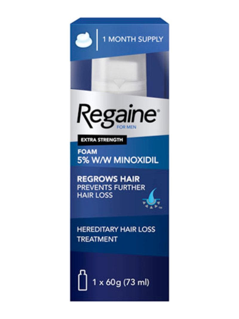 Rogaine 5% Foam For Men 73Ml (60g) - 1 Month Supply — product photograph