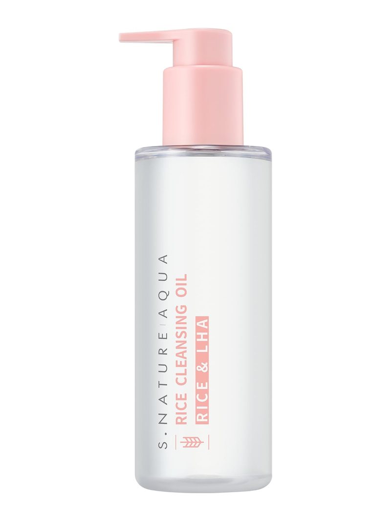 S.Nature AQUA RICE CLEANSING OIL 200ml — product photograph